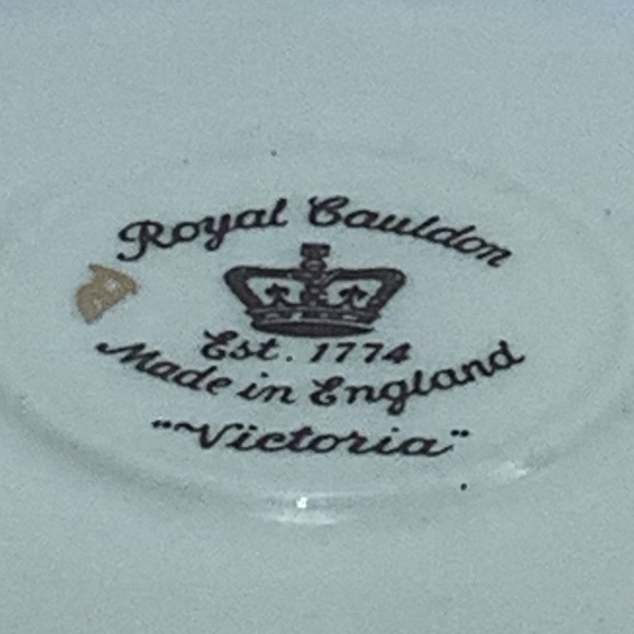 Vintage Royal Cauldon Victoria Demitasse Cup and Saucer - Picture 12 of 12